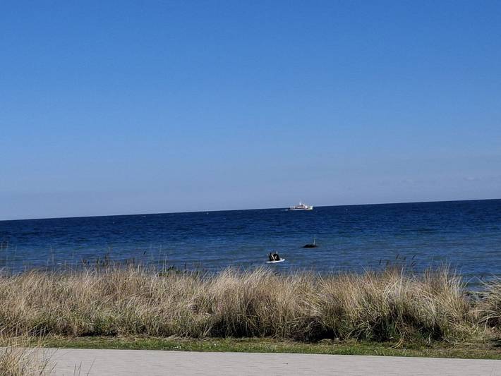 Ferienwohnung für 4 Personen, mit Seeblick und Sauna sowie Terrasse an der Ostsee