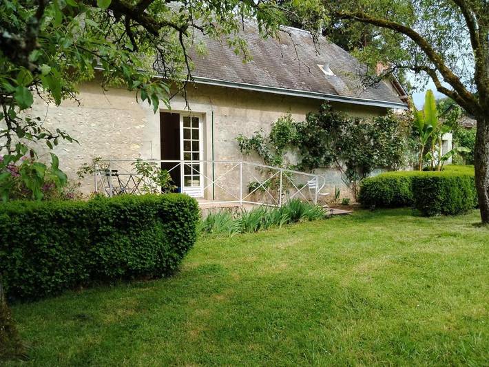 Maison de vacances pour 3 personnes, avec Balcon et Terrasse ainsi que Jardin et Vue