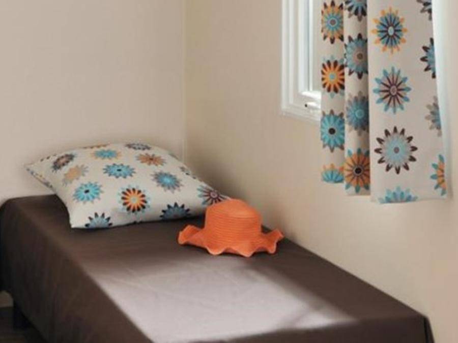 Flower Camping La Rivière - Mobilheim 8 personen - Family Confort+ 32m² in Saint-Maime, Regionaler Naturpark Luberon