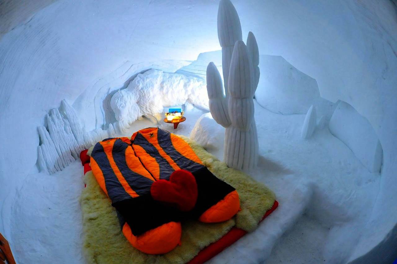 Iglu-Dorf Innsbruck Kühtai in Stubaier Alpen, Kühtai