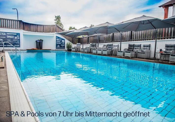 Hotel für 2 Personen, mit Terrasse und Garten sowie Pool und Sauna
