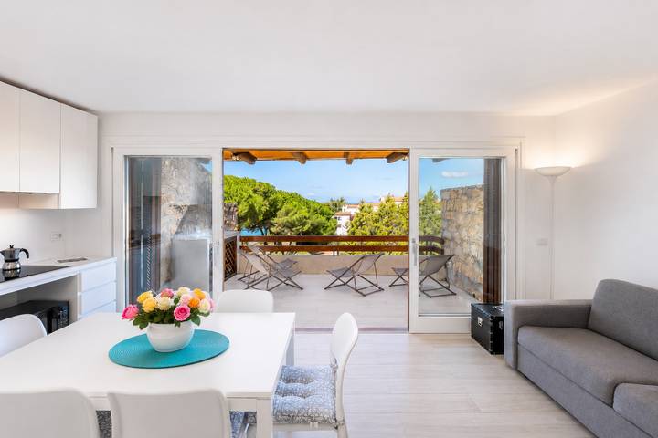 Appartamento per 4 persone, con Terrazza a Baia Sardinia