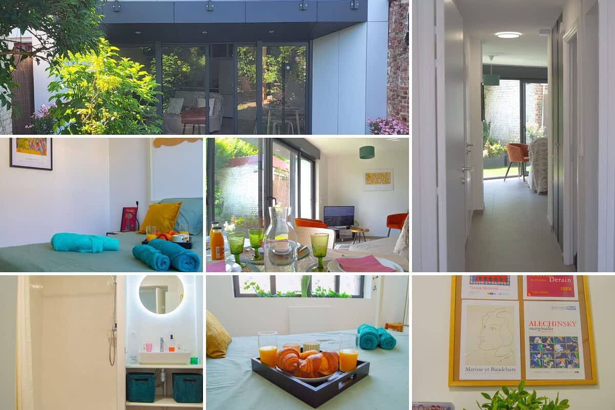 Ganze Wohnung, Le Matisse - Centre - Jardin au calme - Lumineux in Béthune, Béthune und Umgebung