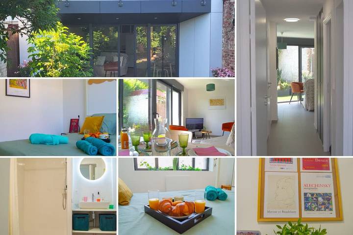 Appartement entier, Le Matisse - Centre - Jardin au calme - Lumineux in Béthune, Région de Béthune