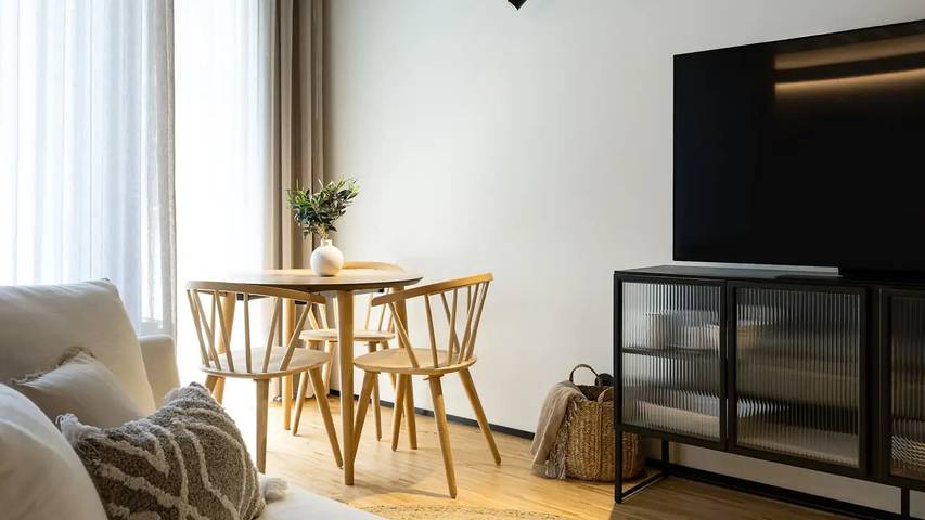 Ferienwohnung für 3 Personen, mit Garten