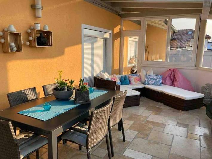 Ferienwohnung für 6 Personen, mit Terrasse und Ausblick