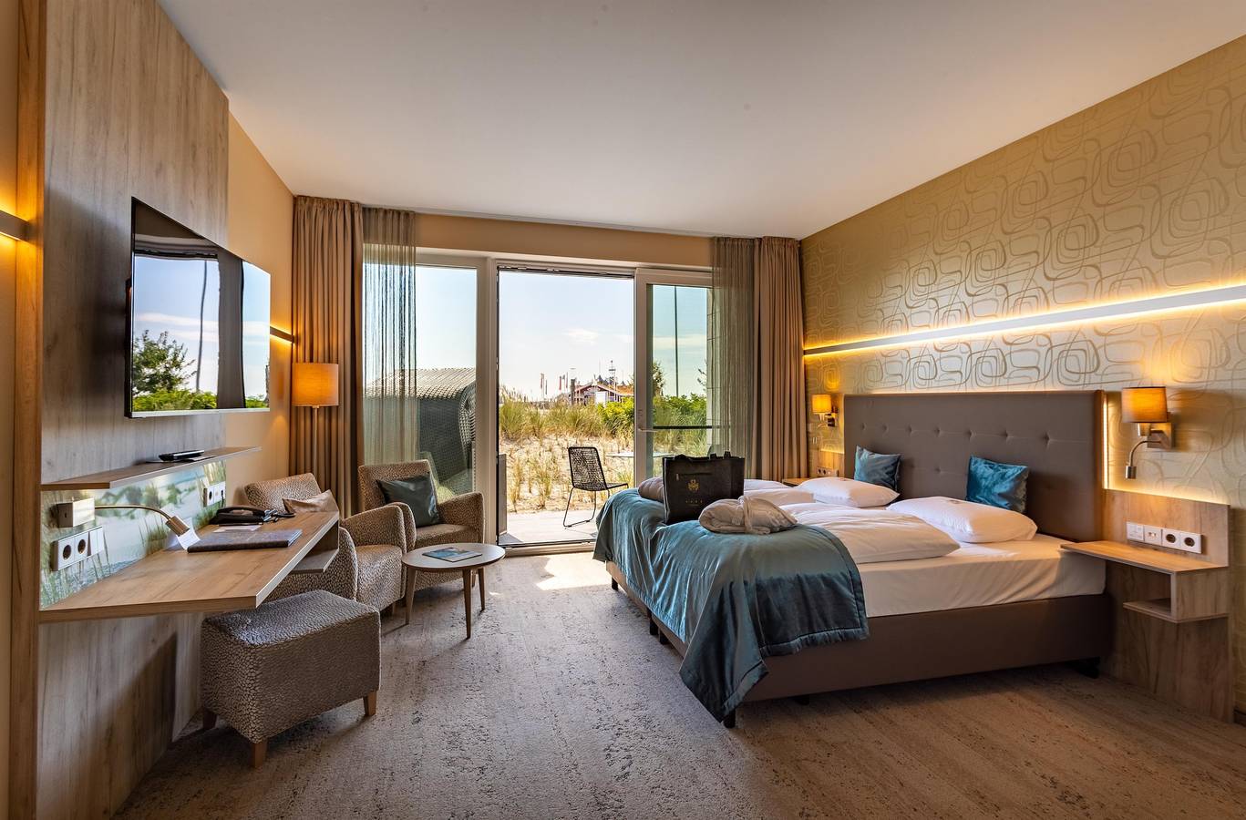 Landblick-Doppelzimmer in St. Peter-Bad, St. Peter-Ording