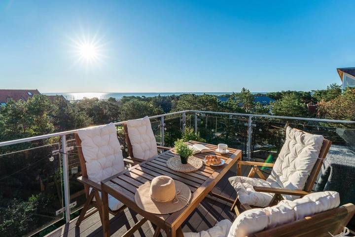 Aparthotel para 5 personas, con balcón y vistas - 1