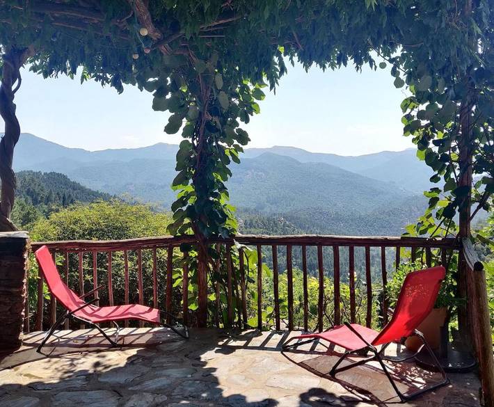 Maison de vacances pour 5 personnes, avec vue et terrasse