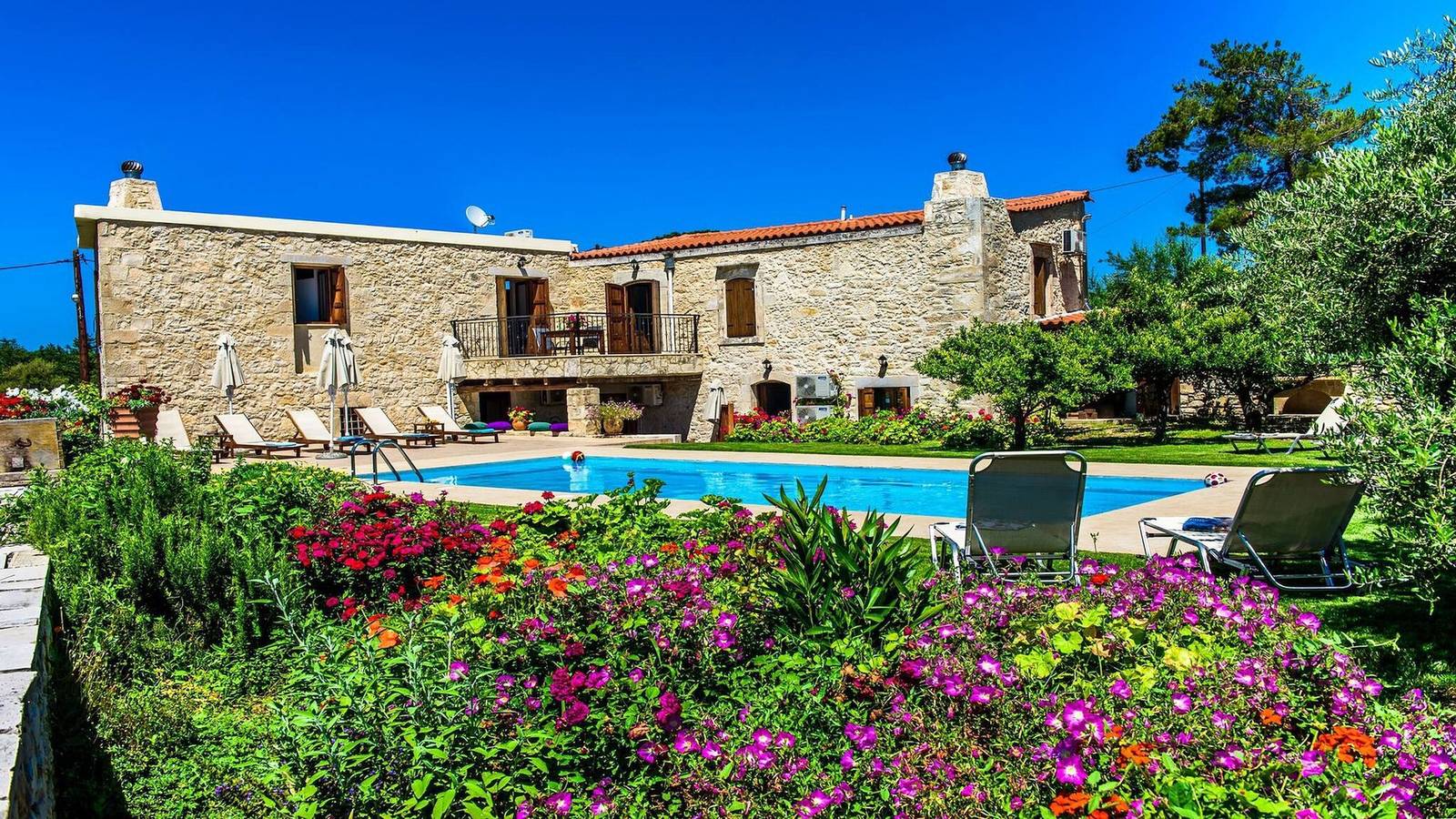 Villa für 12 Personen mit Terrasse in Alfa, Rethymno und Umgebung