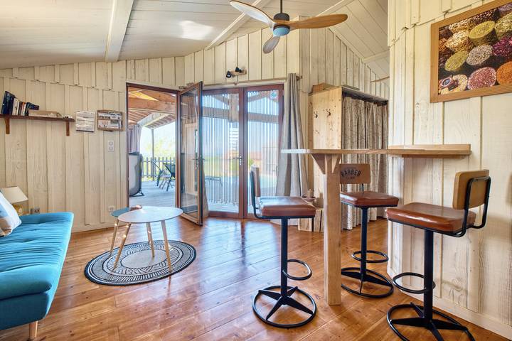 Cabane en bois pour 4 personnes, avec sauna et jacuzzi en Dordogne - 4