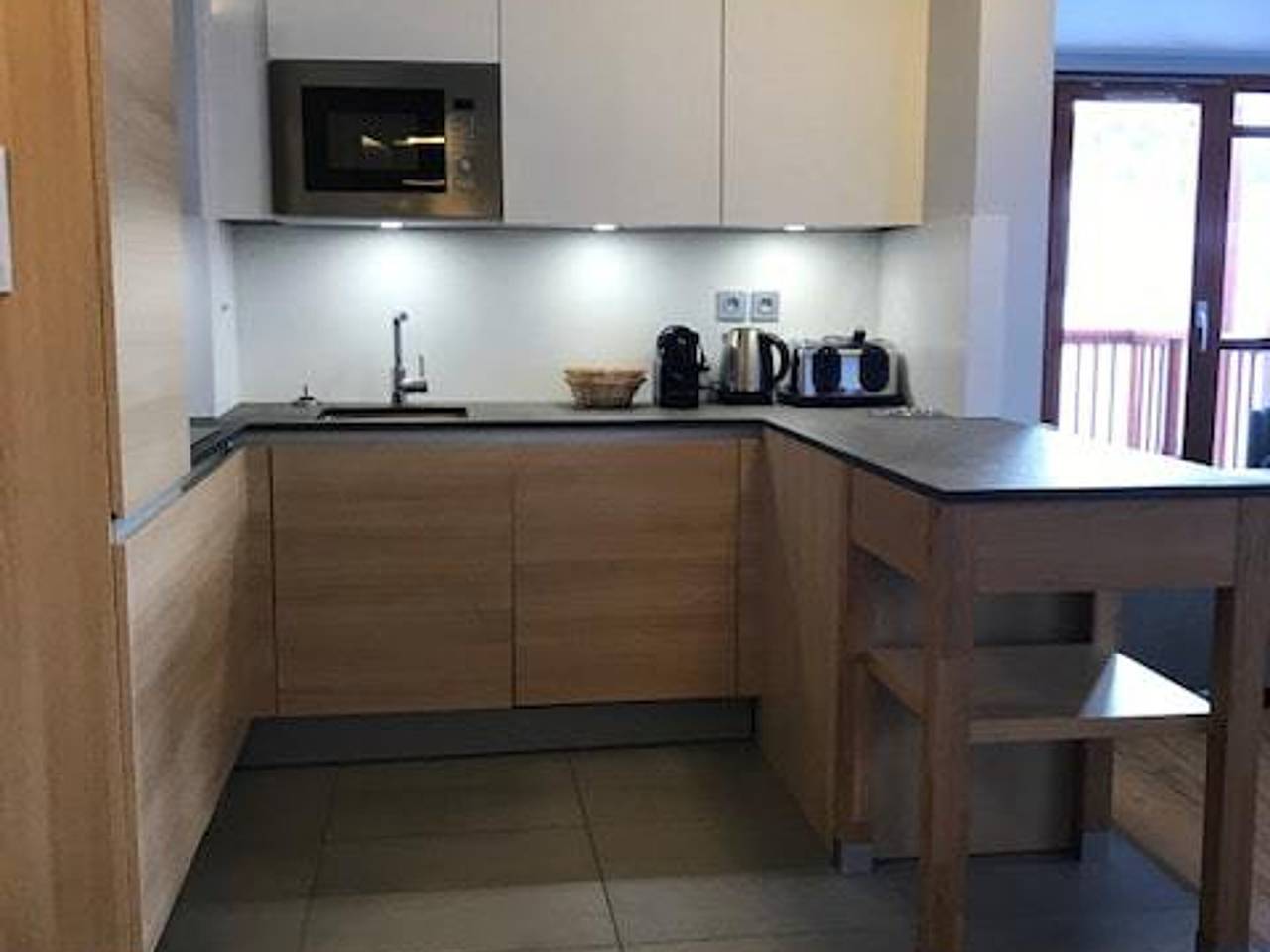 Appartement entier, Appartement avec balcon, jacuzzi, sauna, salle de fitness, 3 chambres, parking in Arc 1800, Bourg-Saint-Maurice