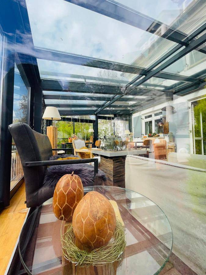 Hôtel pour 3 personnes, avec terrasse ainsi que sauna et vue, animaux acceptés à Ulm - 4