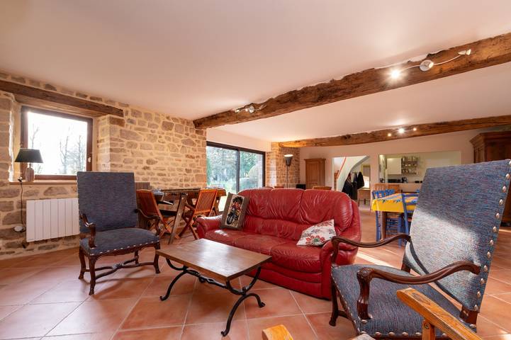 Ferienhaus 'Longère 200 m²' mit privater Terrasse, Garten und Wlan in Noyal-Muzillac, Vannes und Umgebung