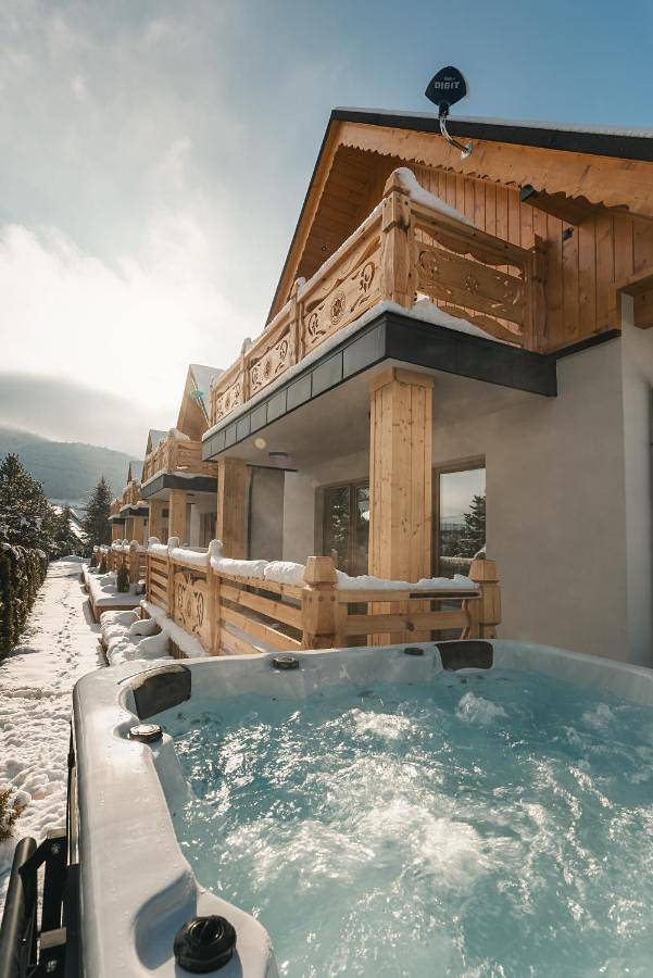 Dom dla 8 osób, z jacuzzi i ogród w Szczawnica