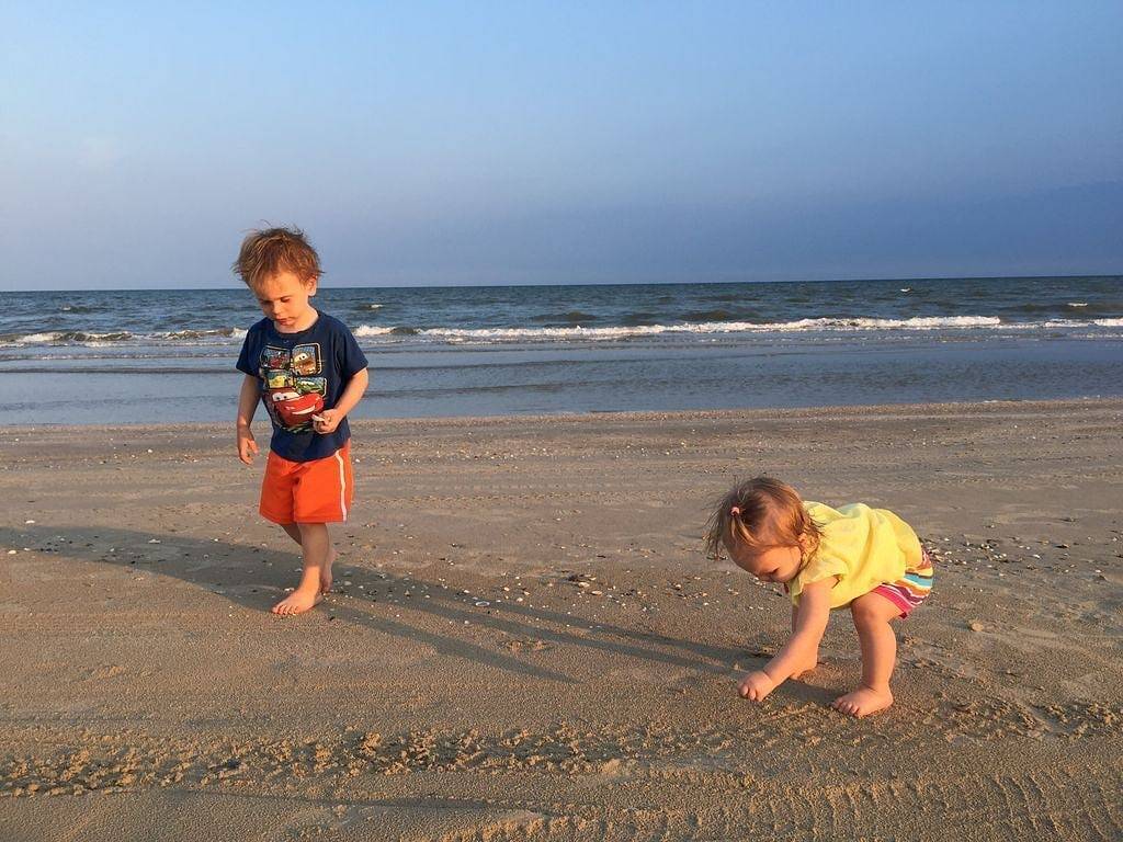 Chompys Strandhütte in Crystal Beach, Galveston County