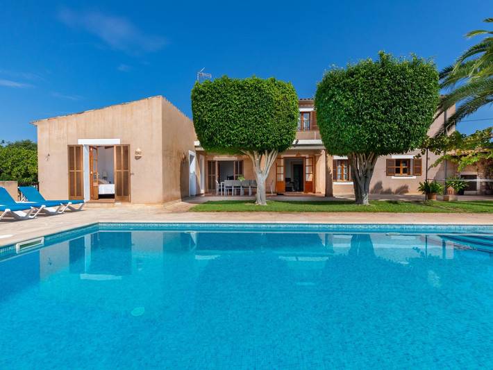 Finca für 10 Personen, mit Garten und Pool sowie Terrasse in S'Alqueria Blanca - 4