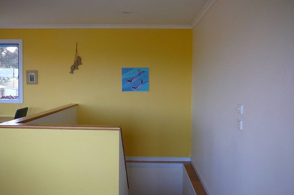  A two- story house with sweeping views of Bass Strait and  the North Arm.   in Lakes Entrance, East Gippsland Shire