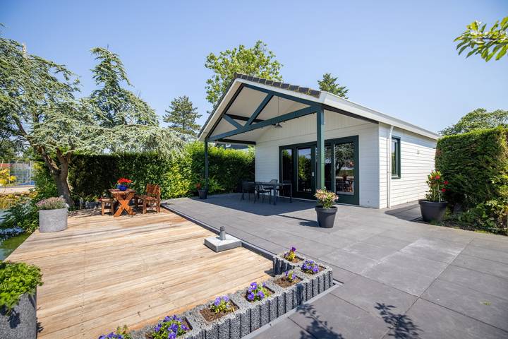 Chalet für 4 Personen, mit Terrasse und Garten in den Niederlande