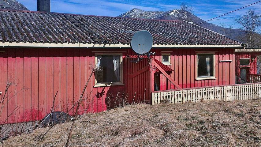 Ferienhaus für 6 Personen, mit Ausblick und Terrasse, mit Haustier in Halsa