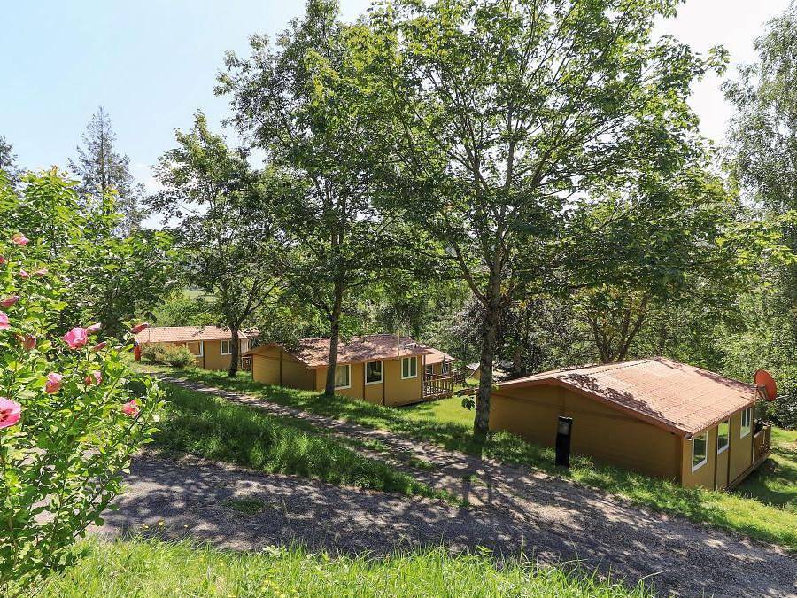 Camping Lac de Saint-Point Lamartine - Chalet 4 personen - Chalet Standard 28m² - 2 Zimmer - überdachte Terrasse in Mouthe-Lac et Mont d’Or, Doubs