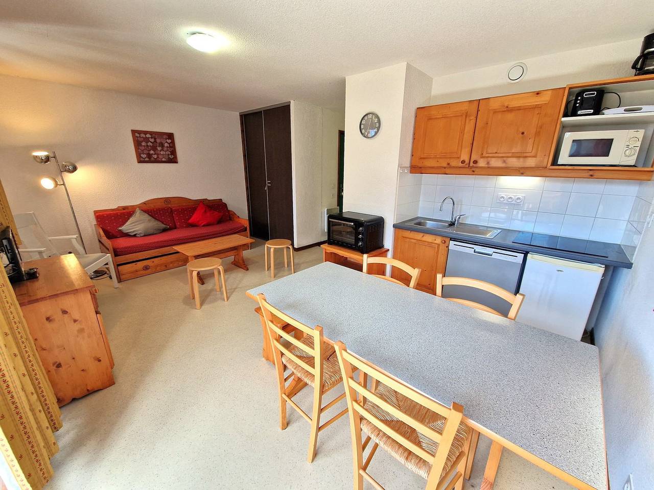Geheel appartement, Vakantieappartement voor 6 personen met balkon in Valfréjus, Modane