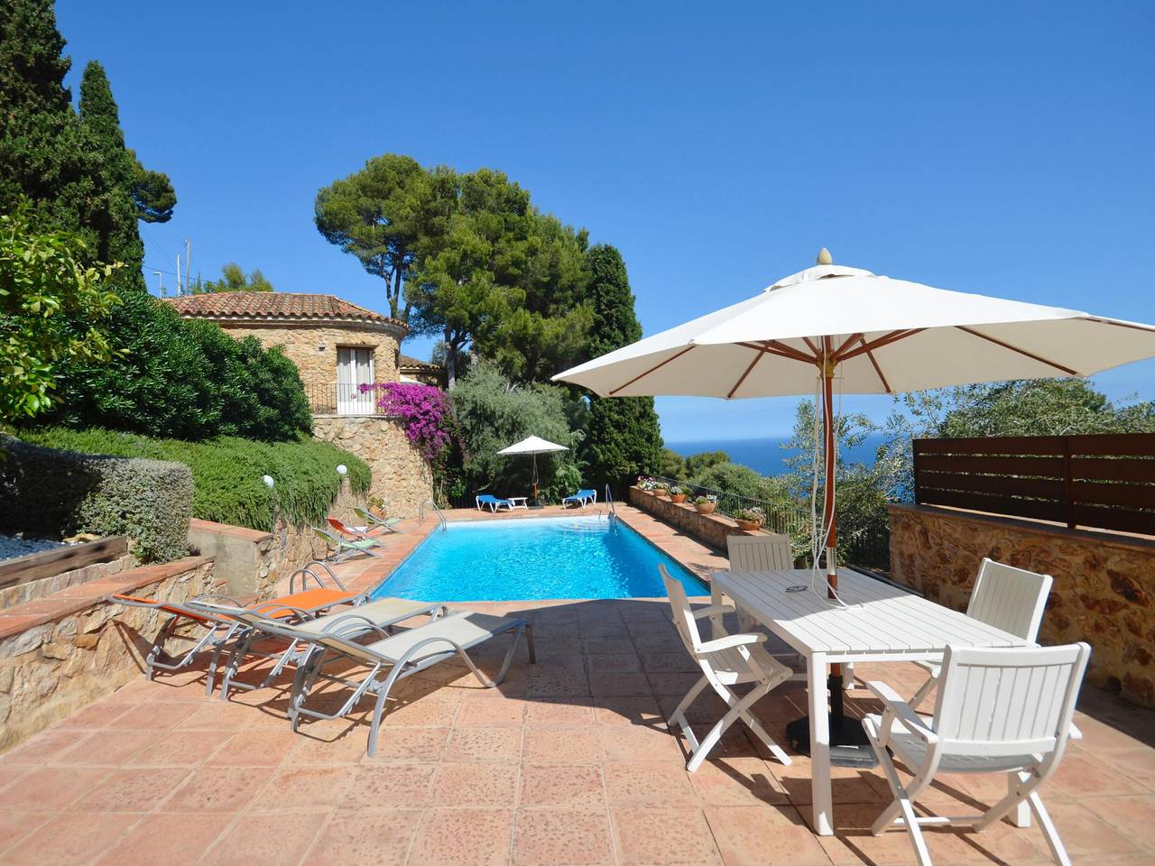 Alquiler villa con piscina en Begur, Aiguablava in Begur, Costa Brava