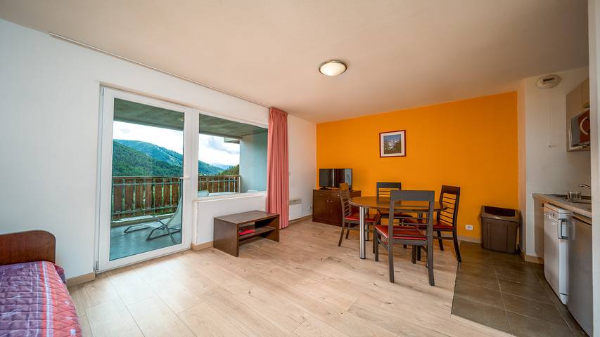 Appartement de vacances pour 6 personnes, avec balcon