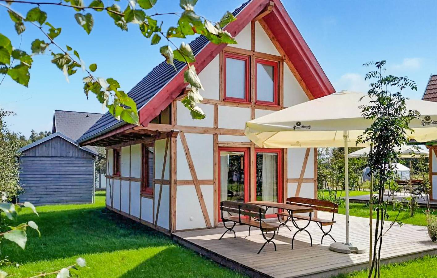 Ferienhaus für 6 Personen mit Garten in Rowy, Garder See (Polen)