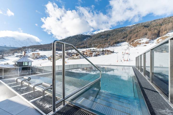 Ferienwohnung für 4 Personen, mit Balkon und Terrasse sowie Sauna in Sölden (Österreich)