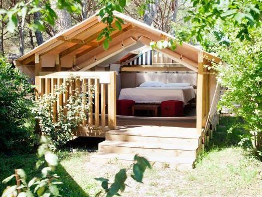 Camping Village Rocchette - Tienda de lona y madera 2 personas - Mini Tienda Lodge in Castiglione della Pescaia, Provincia de Grosseto