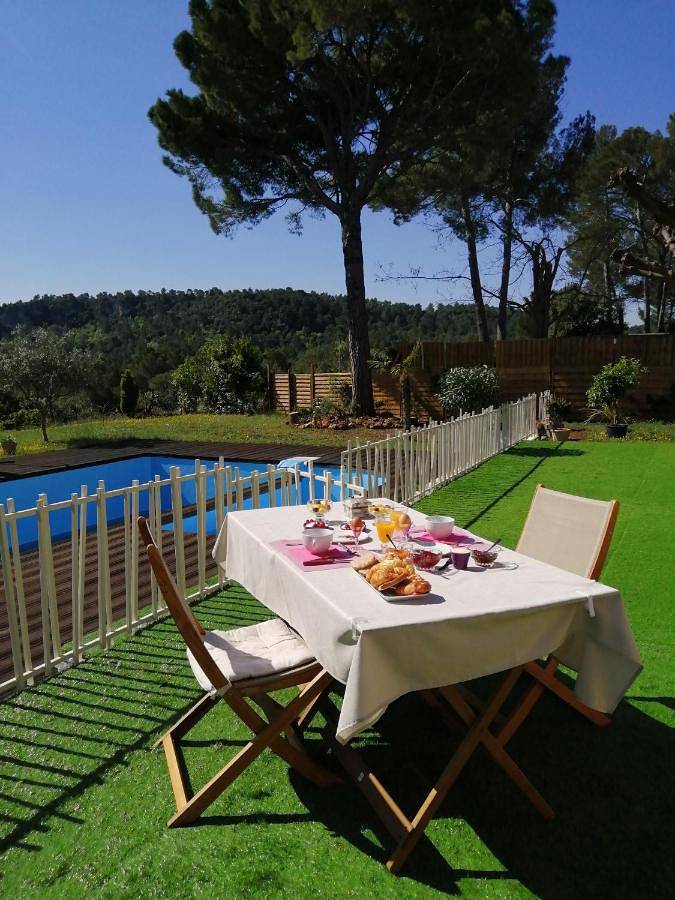 Chambre d’hôte pour 2 personnes, avec Terrasse et Jacuzzi ainsi que Jardin et Piscine à Sillans-la-Cascade - 3