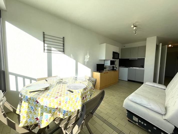 Ganzes Studio, Renoviertes Studio für 4 Pers. mit Meerblick und Parkplatz in Sète in Sete, Mittelmeerküste (Frankreich)
