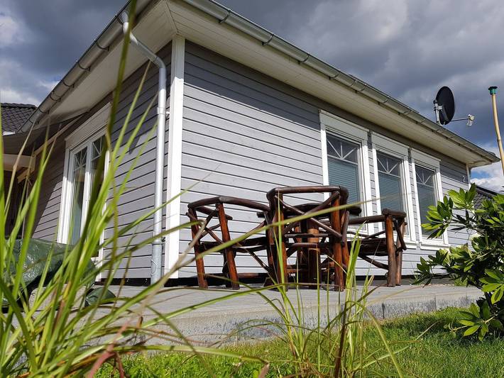 Ferienhaus für 6 Personen, mit Terrasse und Garten sowie Sauna in Rechlin
