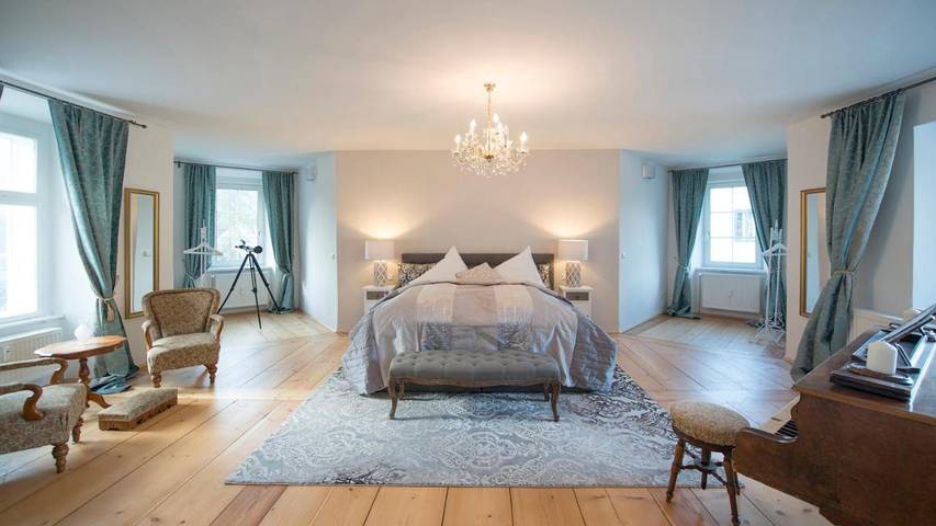Ferienwohnung für 4 Personen, mit Garten und Ausblick