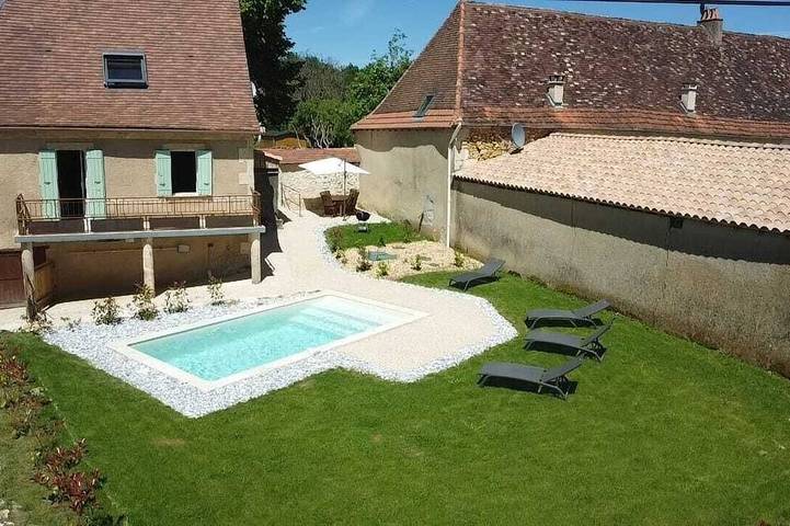 Location de vacances pour 8 personnes, avec Terrasse à Campsegret