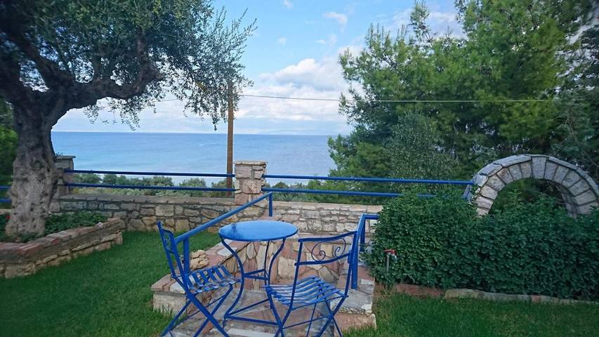Ferienwohnung für 5 Personen, mit Garten und Ausblick