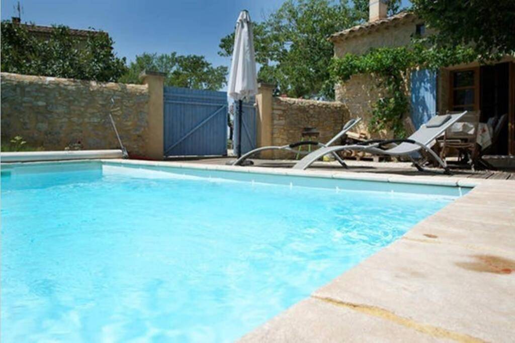 Maison de plain pied pour 4 pers piscine Lussan in Lussan, Nimes und Umgebung