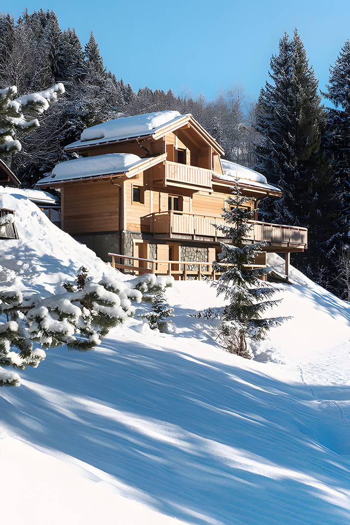 Chalet pour 8 personnes, avec jacuzzi et balcon