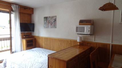 Gîte pour 3 personnes, avec balcon/terrasse à Valloire