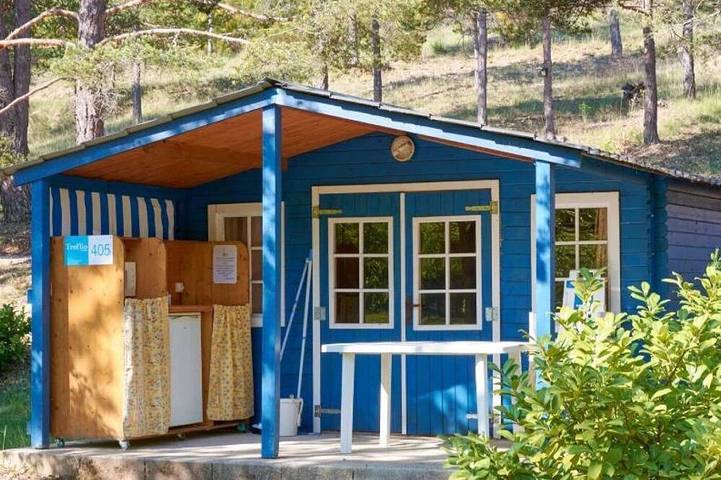 Zecamping 3 étoiles animations locatif 11m2 4 pers in Esparron-de-Verdon, Alpes-de-Haute-Provence