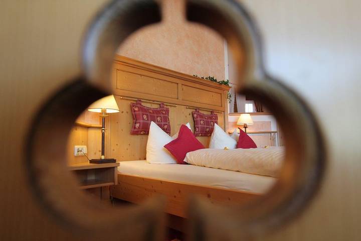 Hotel für 4 Personen, mit Garten und Balkon sowie Sauna, kinderfreundlich in Unterjoch - 3