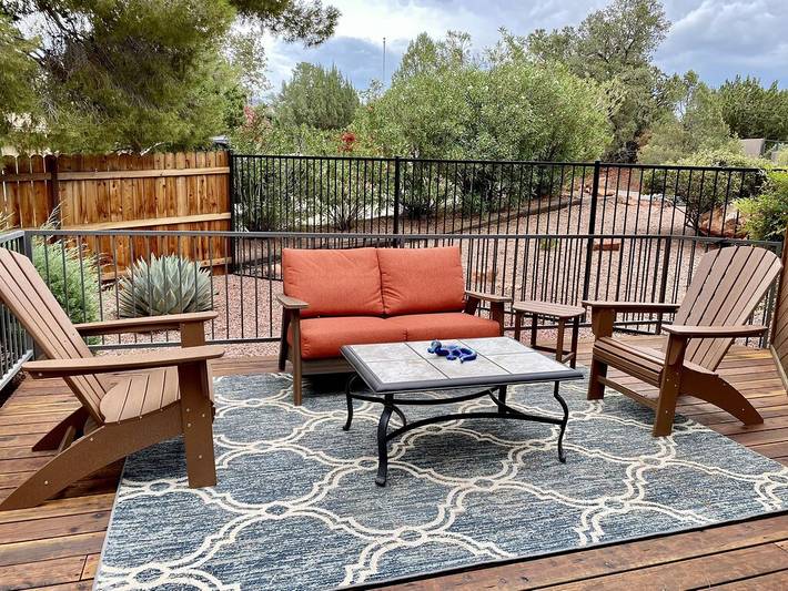 Vacation rental for 5 people, with yard in Sedona