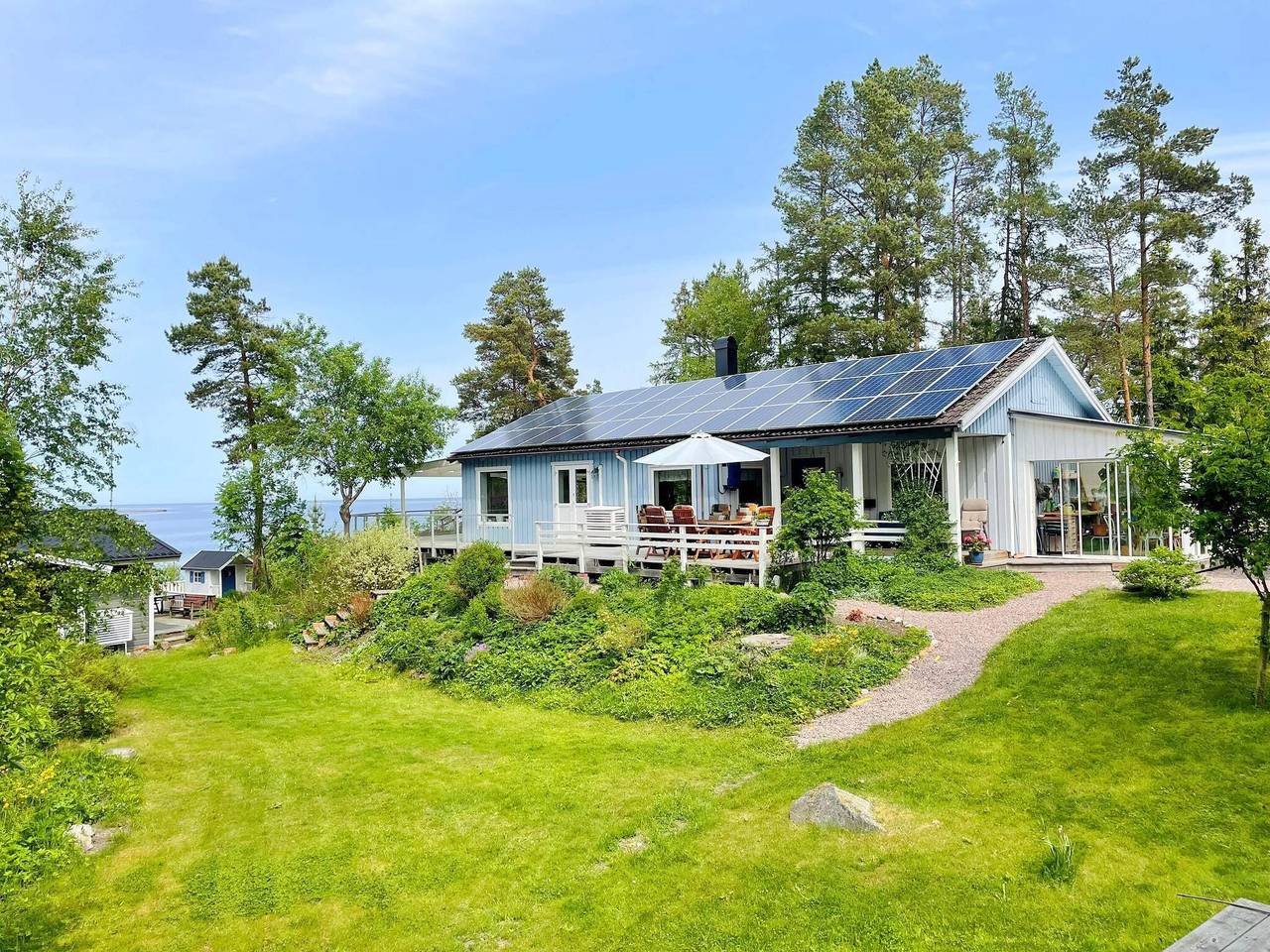 Villa mit Meerblick auf der Insel Vaddo in Väddö