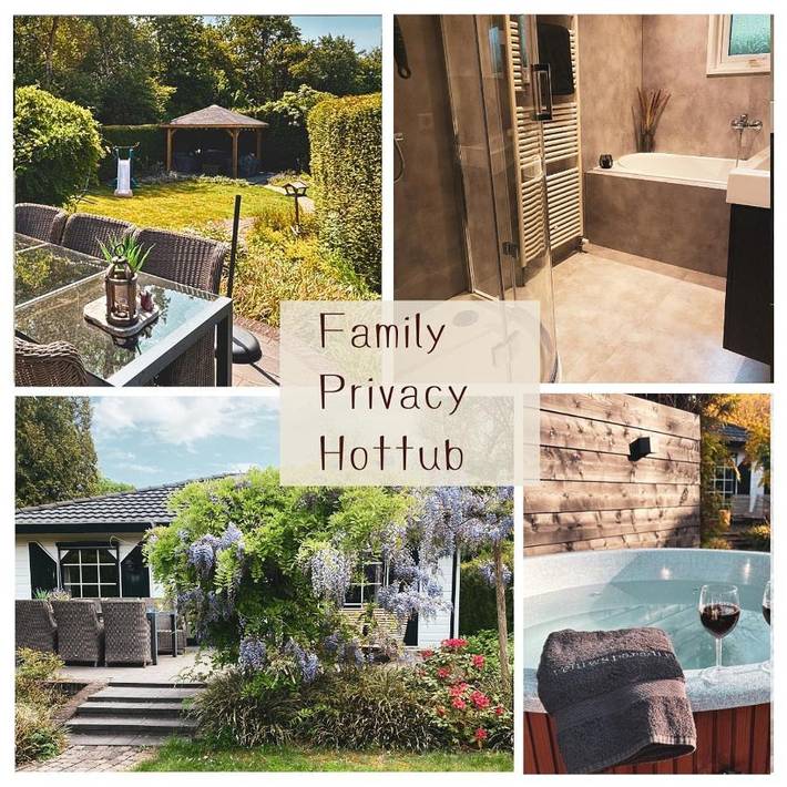 Camping voor 5 personen, with Whirlpool and Terras as well as Tuin and Kinderzwembad in Voorthuizen
