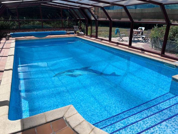 Location de vacances pour 11 personnes, avec piscine ainsi que vue et jardin, animaux acceptés à Fourneville - 3