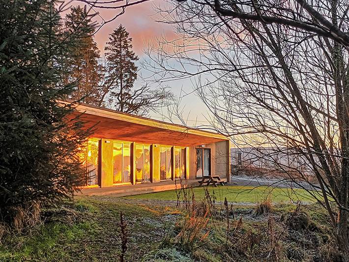 Glamping for 20 people, with garden in Kielder Forest Park