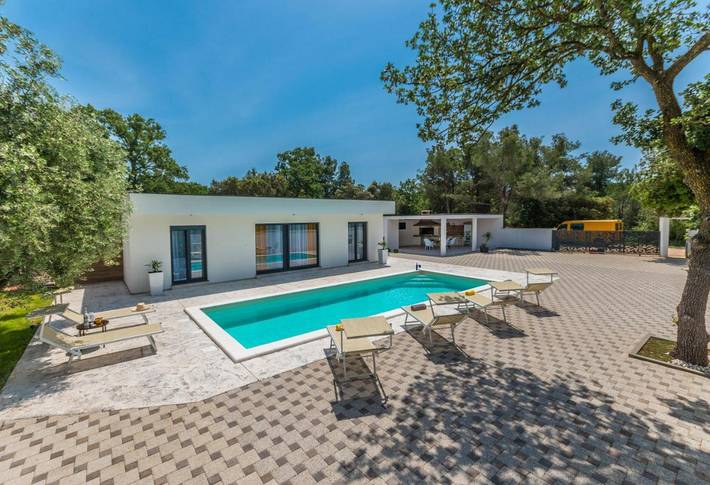 Villa pour 6 personnes, avec jacuzzi ainsi que piscine et jardin à Biograd na Moru - 4