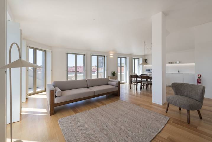 Apartamento de férias para 4 pessoas, com varanda/terraço, adaptado a crianças no Norte