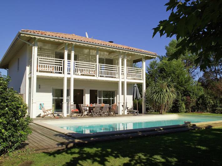 Maison de vacances pour 8 personnes, avec jardin et piscine, animaux acceptés à Moliets-et-Maa